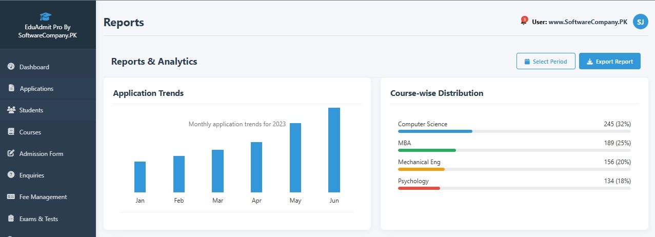 Admission Management Software in Chiniot