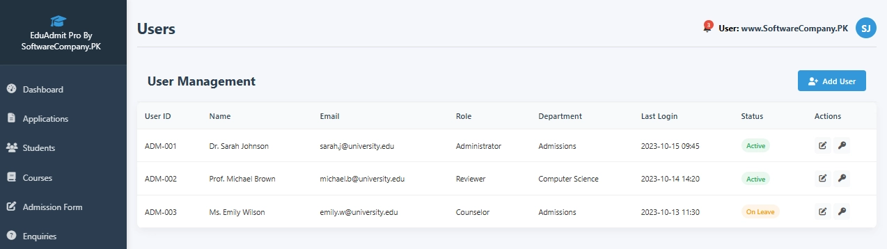 Admission Management Software in Hyderabad