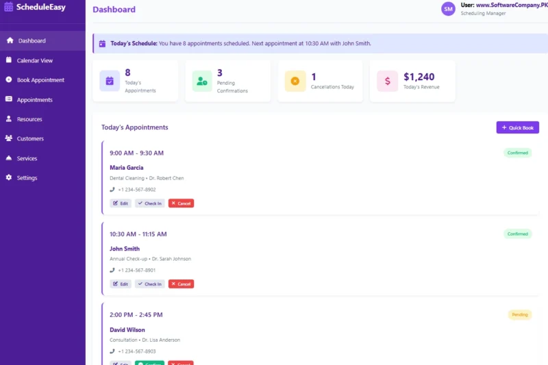 Appointment Scheduling Software in Pakistan
