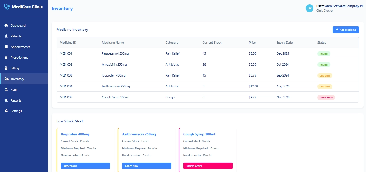 Clinic Management Software in Jhang