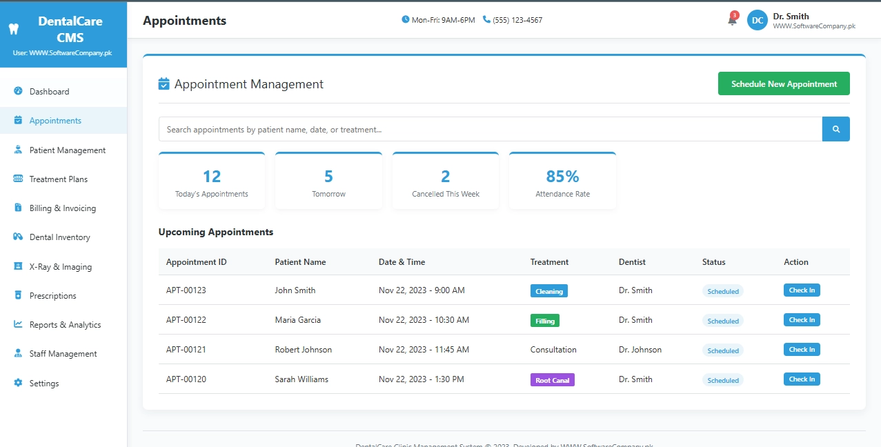 Dental Clinic Software in Lahore