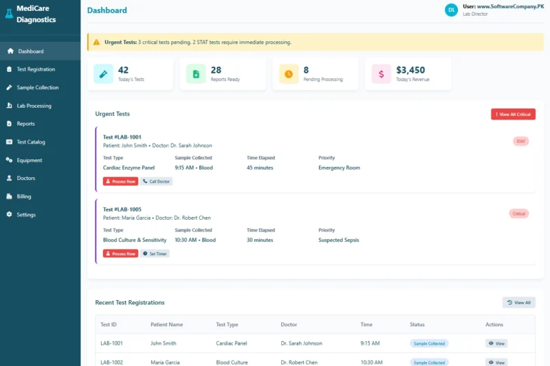 Diagnostic Center Software in Pakistan