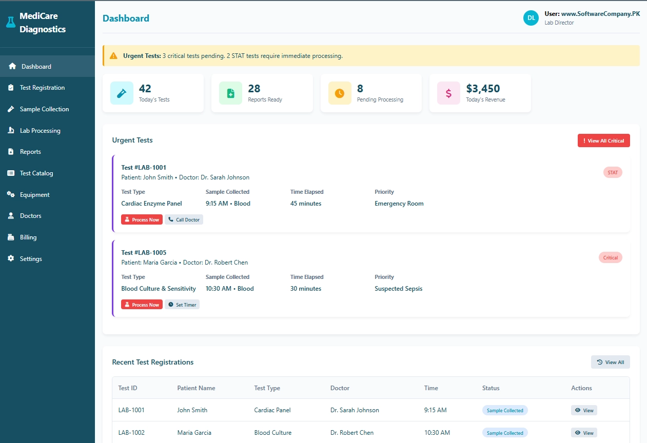 Diagnostic Center Software in Pakistan in Bhakkar