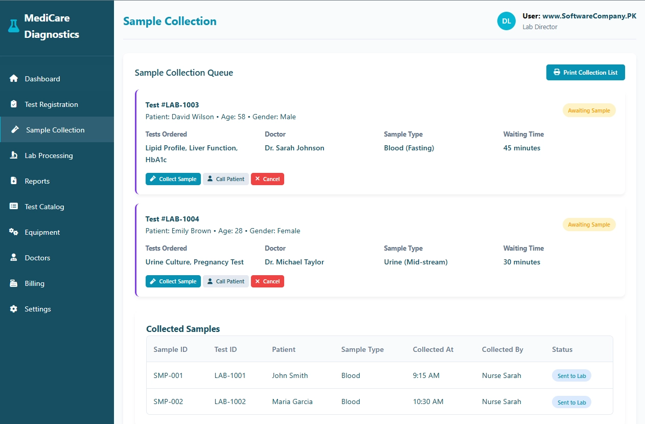 Diagnostic Center Software in Pakistan in Hafizabad