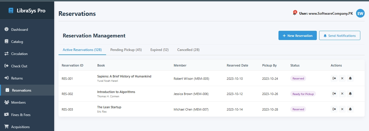 Library Management System Software in Mianwali