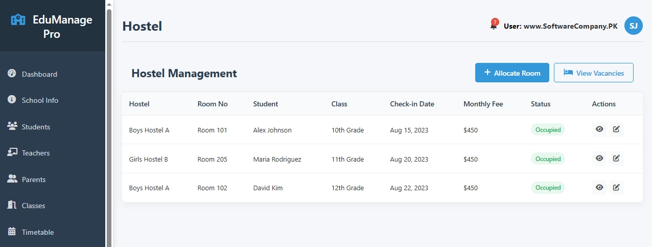 School Management System Software in Jhang