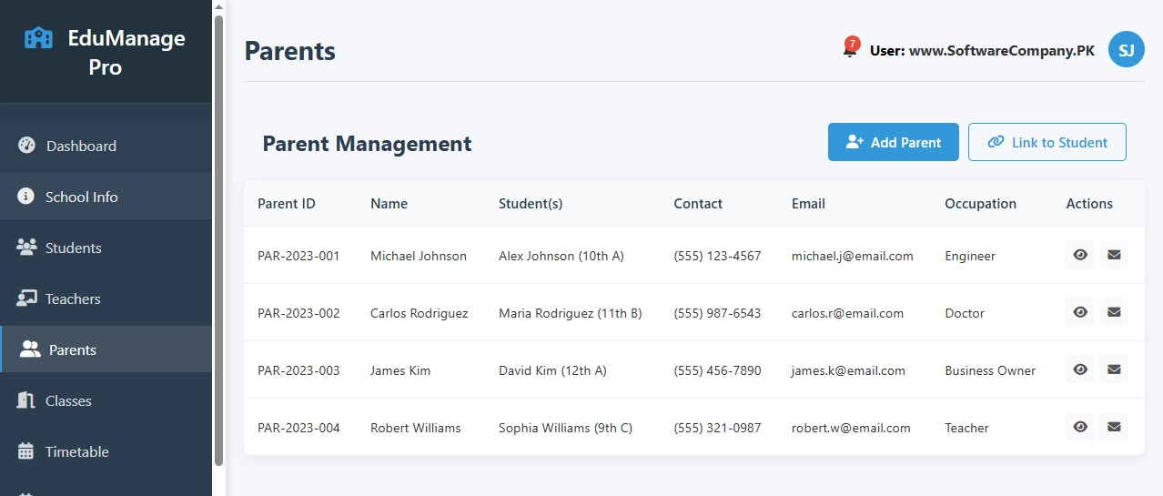 School Management System Software in Rawalpindi