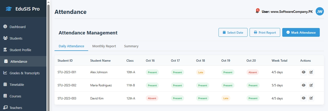 Student Information System (SIS) Software in Bhakar