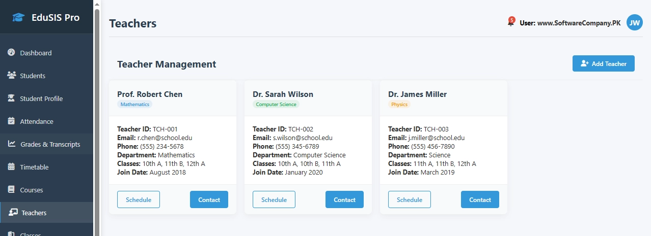 Student Information System (SIS) Software in Dera ismail khan